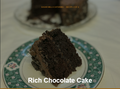 Rich Chocolate Cake